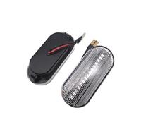 Turn Signal Lamp 2PCS Dynamic LED Side Marker Lights Flowing Turn Signal Light For SEAT For Ibiza For Leon Amber Mirror Indicator Light(Crystal White)