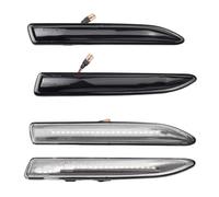 Turn Signal Lamp 2Pcs LED Dynamic Side Marker Turn Signal Light Sequential Blinker Lamps For Mondeo 4 Mk4 BA7 2007 2008 2009 2010 2011 2012 2013 2014 2015 Indicator Light(2PCS Dynamic Smoked)
