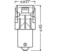 OSRAM LEDriving SL, ≜ PY21W, Amber, Double Blister (2 lamps), LED Retrofit, offroad use only