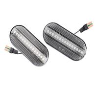 Turn Signal Light 2pc For VW For Bora For Golf 3/4 For Passat 3B Polo 6N Sharan For Vento T5 SEAT Ibiza Dynamic Led Turn Signals Side Marker Light Lamp Side Mirror Indicator(Dynamic Crystal Type)