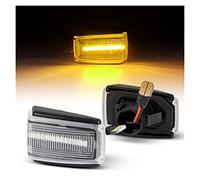 Turn Signal Light 2Pcs Dynamic Amber LED Side Marker Blinker Turn Signal Lights For Volvo V40 V70 S40 850 240 740 C70 940 S70 S90 960