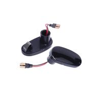 Turn Signal Light 2Pcs LED Dynamic Turn Side Marker Lights Flashing Blinker Lamp For Alfa For Romeo For Mito 955 147 GT 937 LED Indicators(Smoked Black)