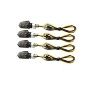 Turn Signal Light 2pcs Universal Mini Motorcycle LED Turn Signal Indicators Light Amber Blinker Led Motorbike Bright Lamp