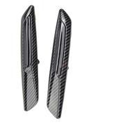 Turn Signal Light For BMW 5 Series F10 F11 F07 Glossy Black Dynamic LED Side Marker Front For Fender Turn Signal Repeater Wing Mirror Indicator(Carbon Fiber Lens-1)