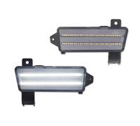 Turn Signal Light For Chevelle For Malibu For El 1970 (Clear Lens White) | Compatible with Chevrolet Compatible with Camino Dynamic Lighting Sequential Blinker DRL Function Repeater Lamp Fender Mount