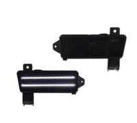 Turn Signal Light For Chevelle For Malibu For El 1970 (Smoked lens white) | Compatible with Chevrolet Compatible with Camino Dynamic Lighting Sequential Blinker DRL Function Repeater Lamp Fender Mount