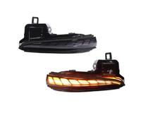 Turn Signal Light For Tacoma For RAV4 Alphard Vellfire For Highlander Dynamic Flash LED Car Front Side Mirror Turn Signal Arrow Lights Blinker(Clear Lens)(Smoked Lens)