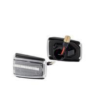 Turn Signal Light For Volvo C70 V40 V70 S40 V90 S70 S90 850 240 740 940 2piece LED Dynamic Side Marker Lights Car Turn Signal Blinker Lamps Wing Mirror Indicator Light(Silver)