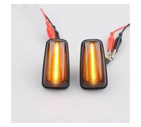 Turn Signal Light Lamp Dynamic LED Turn Signal Side Marker Light For Peugeot 306 106 406 806 For Expert For Partner(Smoked)