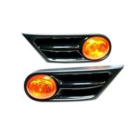 Turn Signal Light LED Side Fender Marker Indicator Light For BMW For MINI For COOPER S R56 R57 R58 R59 2007 2008 2009 2010 2011 2012 2013 Replace Mirror Indicator(Black Amber)