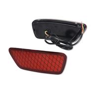 Turn Signal Light Wing For For Grand For Cherokee 2011-2022 Rear Bumper Reflectors Replace LED 3-in-1 Tail Brake Light Blink Turn Signal(Red Lens)