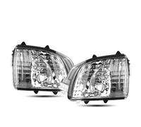 Turn Signal Light Wing For XC90 2007-2014 For XC70 2008-2012 Left Right Side Rearview Mirror Light No Bulb Turn Signal Light(2pcs Left Right)