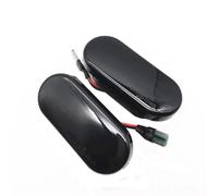 Turn Signal Light Wing Mirror Indicator 2PCS Dynamic LED Side Marker Lights Flowing Turn Signal Light For VW For Bora For Golf 3 4 For Passat 3BG For Polo(Smoked black)