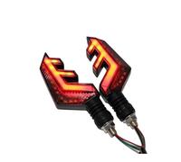 Turn Signal Lights 2PCS Moto DRL Lights Taillight 12V Universal Highlight Turn Signal Third Line Flasher Lamp Motorcycle Accessories