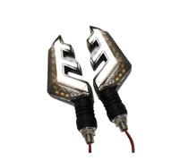 Turn Signal Lights 2PCS Moto DRL Lights Taillight 12V Universal Highlight Turn Signal Third Line Flasher Lamp Motorcycle Accessories