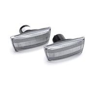 Turn Signal Lights For Cadillac For BLS 2005-2009 For CTS 2008 2009 2010-2013 Dynamic LED Side Marker Lamp Assembly Blinker Turn Signal Light(Dynamic Clear Lens)
