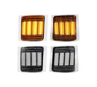 Turn Signal Lights For For CK 1500 2500 3500 For Silverado For Pickup 1994 1995-1998 Front Side Dynamic Sequential Turn Signal Lights(Clear Lens)