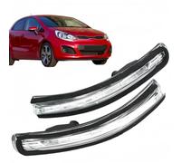 Turn Signal Lights for Wing Mirror, for KIA Rio 2009-2021 Turn Signal Indicator Assembly, 876141E500 876241W000 87624H9000 Rearview Mirror Accessories,Right-2012-2016