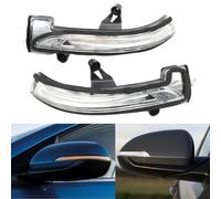Turn Signal Lights for Wing Mirror, for KIA Rio 2009-2021 Turn Signal Indicator Assembly, 876141E500 876241W000 87624H9000 Rearview Mirror Accessories,Left-2018-2020