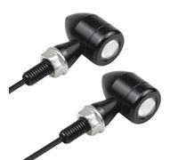 Turn Signal Lights | Motorcycle Signal Lights | Small Turn Light | 2 Retro Metal Motorcycle Turn Signal Lights, Motorcycle Turn Signal Indicator Lights for Replacement