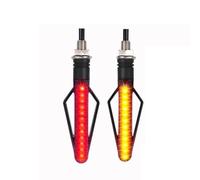 Turn Signal Motorcycle Universal Left Right Motorcycle Turn Signal Light Motorbike Indicator Lamp License Plate DRL Moto Flasher Tail Brake Bulbs(D)
