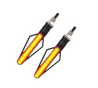 Turn Signal Motorcycle Universal Left Right Motorcycle Turn Signal Light Motorbike Indicator Lamp License Plate DRL Moto Flasher Tail Brake Bulbs(B)