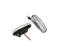 Turn Signal Side Light 2Pcs Dynamic LED Turn Signal Side Marker Light Repeater Lamp For Fiat Panda 169 Grande Punto Inkl Evo Doblo Fiorino Linea Idea 1999-2018 2019 2020 Side Mirror Indicator(Dynami