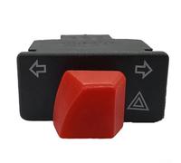 Turn Signal Starter Switch Button for Scooter, ABS Black Electrical Ignition Sensor Compatible with For GY6 For 50cc/125cc/150cc Moped Motorcycles