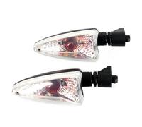 Turn Signals Light Motorcycle Turn Signal Indicator Light Blinker For Aprilia RS4 125 2010-2014 NA850GT 2009-2014 N850 MANA 2007-2010 Flasher Turning Indicators(Clear,120mm)