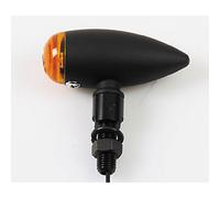 HIGHSIDER smart Micro-Bullet Bulb Indicator Body Black / Lens Orange (Pair), Front & Rear