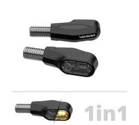 Turn Singal LED for End Of Handlebar HIGHSIDER Pro Ventura-x-Negro