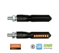 Free Shipping LED Sequential Turn Signals Lampa Piercer SQ 12V For Motorcycle