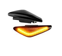 Turn Singal Light 2PCS Side Mirror Dynamic Turn Signal Sequential Indicator Blinkers For BMW 3 Series E46 316Ci 318Ci 320Cd 320Ci 323Ci Mirror Indicator Light(No Dynamic Smoked)