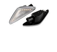 Turn Singal Light 2PCS Side Mirror Dynamic Turn Signal Sequential Indicator Blinkers For BMW 3 Series E46 316Ci 318Ci 320Cd 320Ci 323Ci Mirror Indicator Light(No Dynamic Crystal)