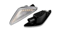 Turn Singal Light 2PCS Side Mirror Dynamic Turn Signal Sequential Indicator Blinkers For BMW 3 Series E46 316Ci 318Ci 320Cd 320Ci 323Ci Mirror Indicator Light(Dynamic Crystal)
