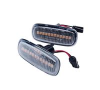 Turn Singal Light 2X Amber Side Marker Repeater Indicator Turn Signal Light Clear Lens For A2 8Z A3 S3 8L A4 8D A6 S6 4B A8 For TT 8N Mirror Indicator Light