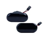 Turn Singal Light 2x Black Lens Amber Side Marker Repeater Indicator Signal Light For Nissan 350Z Cube For Note For Qashqai J10 For Tiida C11 For Pathfinder Mirror Indicator Light