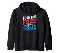 Turn the files into trials Zip Hoodie
