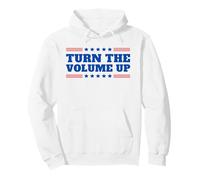 Turn The Volume Up - Funny Zohran Mamdani Mayor NYC Quote Pullover Hoodie