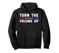 Turn The Volume Up - Funny Zohran Mamdani Mayor NYC Quote Pullover Hoodie