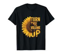 Turn The Volume Up Zohran Mamdani Sunflower T-Shirt