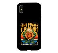 Turn Toward The Light Sunflower Philosophy Case for iPhone X/XS