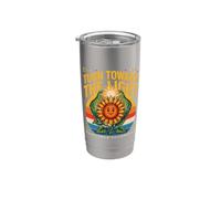 Turn Toward The Light Sunflower Philosophy Stainless Steel Insulated Tumbler