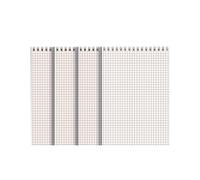 Turn-up Notebook for Students to Learn Notebook -A5 Grid