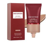 Turn Up the Base Blurring Foundation - Lightweight Matte BB Cream Blur Tinted Moisturizer, Buildable Full Coverage, Whole Day Wear - Hypoallergenic Oil-Free Skin Care (C, Large)