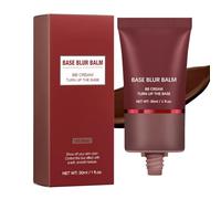 Turn Up the Base Blurring Foundation - Lightweight Matte BB Cream Blur Tinted Moisturizer, Buildable Full Coverage, Whole Day Wear - Hypoallergenic Oil-Free Skin Care (E, Large)