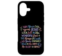 Turn Your Eyes Upon Jesus Christian Hymn Case for iPhone 17