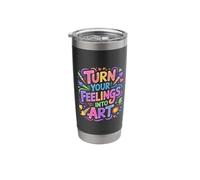 Turn Your Feelings Into Art Emotional Expression - Stainless Steel Insulated Tumbler