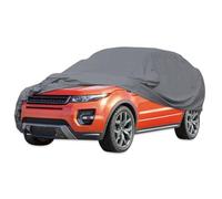 Turnaroundtech Universal SUV Car Cover Suitable for All Types of Large Cars such as SUV Off-Road 4x4 Family Minivan Vans PEVA Material Large Car Cover