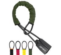 Turnart Steering Wheel Lock Seat Belt Lock Universal Fit Most Vehicles Sturdy Lock for Car Truck SUV Van Security with 3 Keys (Green)